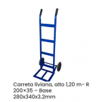 CARRETA PAQUETERA 1.20M. (90KG)