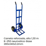CARRETA PAQUETERA 1.30M. (120KG) NEUMATICA