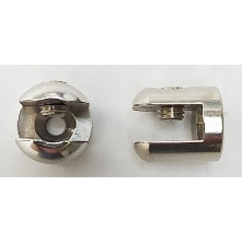 SOPORTE P/VIDRIO MACIZO REDONDO PLATIL