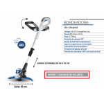 BORDEADORA BAT. 18V.