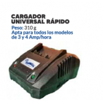 CARGADOR DE BATERIAS 18V.