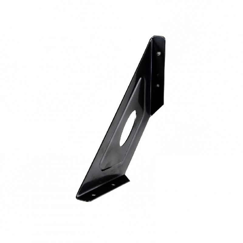 SOPORTE LATERAL P/ESTANTE NEGRO 200MM