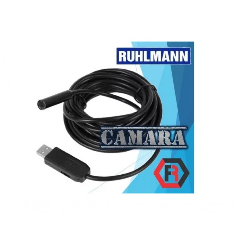 CAMARA INSPECCION 4 LED 5MTS.