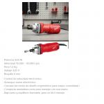 AMOLADORA RECTA MAND.1/4" 500W.