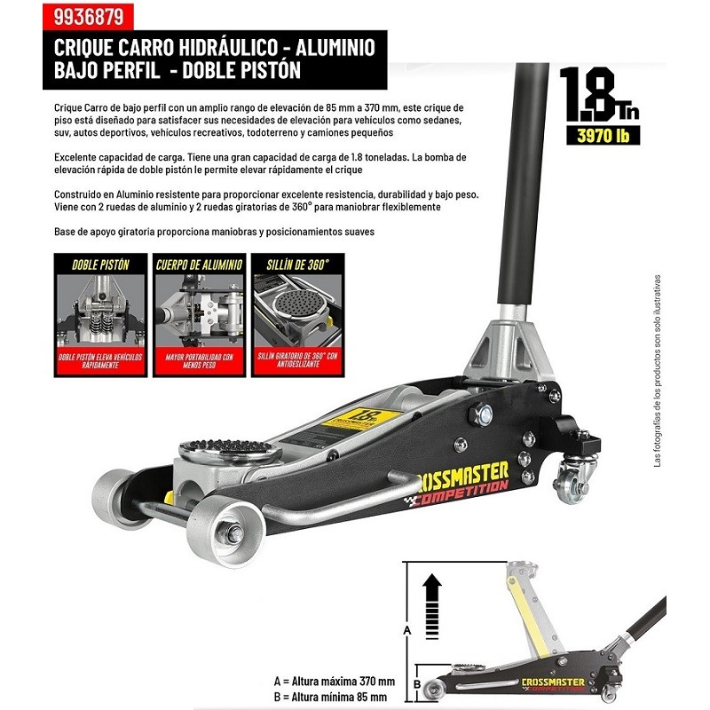 GATO CARRITO 1,8TN.COMPETICION BAJO PERFIL