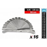 SONDA MILIMETRICA 16 PZAS. CURVA 0.05MM