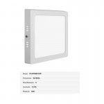 PLAFON LED 18W.CUADRADO EXTERIOR