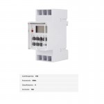 TIMER DIGITAL 16 A RIEL DIN NOVALUCCE