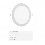 SPOT LED 12W.REDONDO