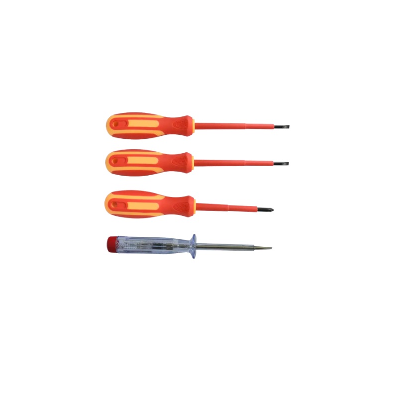 JUEGO DESTORNILLADOR 4PZAS.AISLADOS + BUSCAPOLO