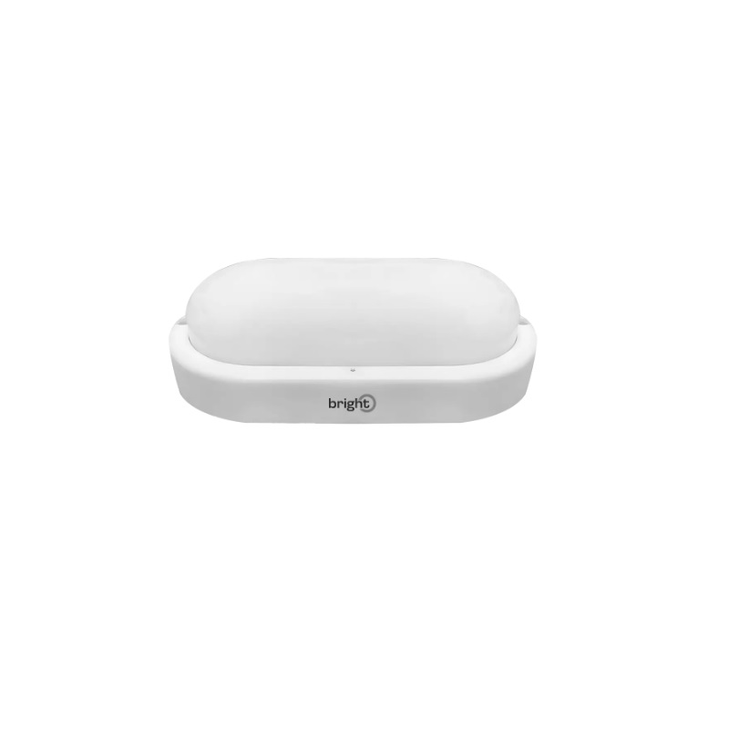TORTUGA PLASTICA 12W. LED OVAL 6500K BLANCA BRIGHT