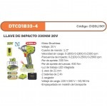 LLAVE DE IMPACTO 330NM 20V