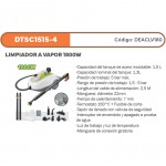 LIMPIADOR A VAPOR 1800W