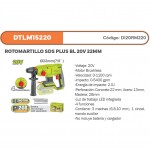 ROTOMARTILLO SDS PLUS BL 22MM 20V