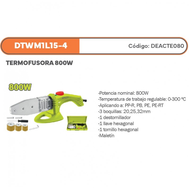 TERMOFUSORA 800W