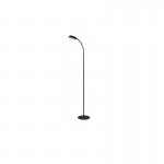 LAMPARA LED DE PIE DIMERIZABLE NEGRA