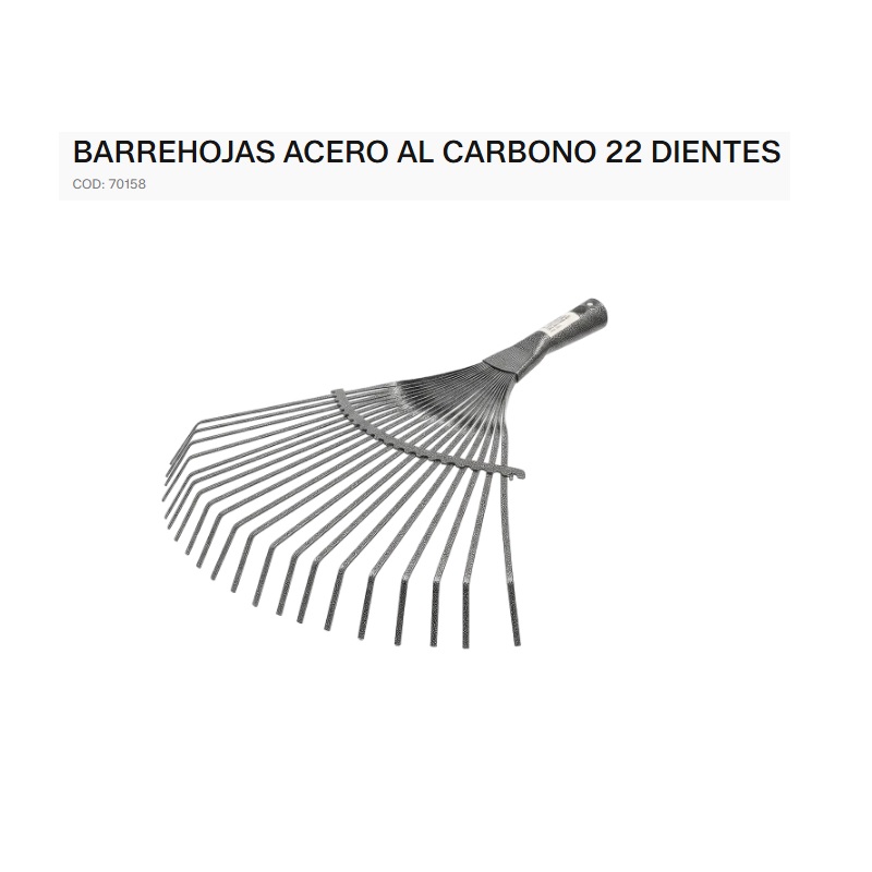 BARREHOJAS METALICO 22 DIENTES