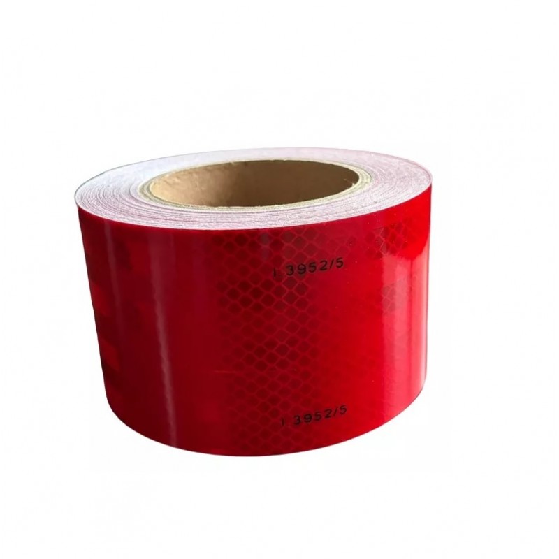 CINTA REFLECTIVA 76MM.ROJA NORMALIZADA