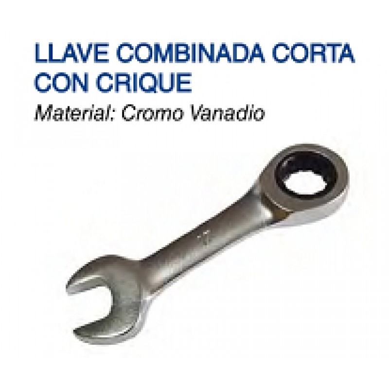 LLAVE COMB.C/CRIQUE CORTA 19MM