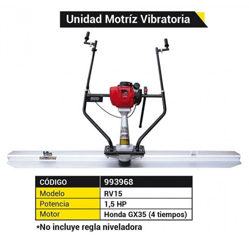 CONST.UNIDAD MOTRIZ VIBRATORIA 1.5 HP HONDA