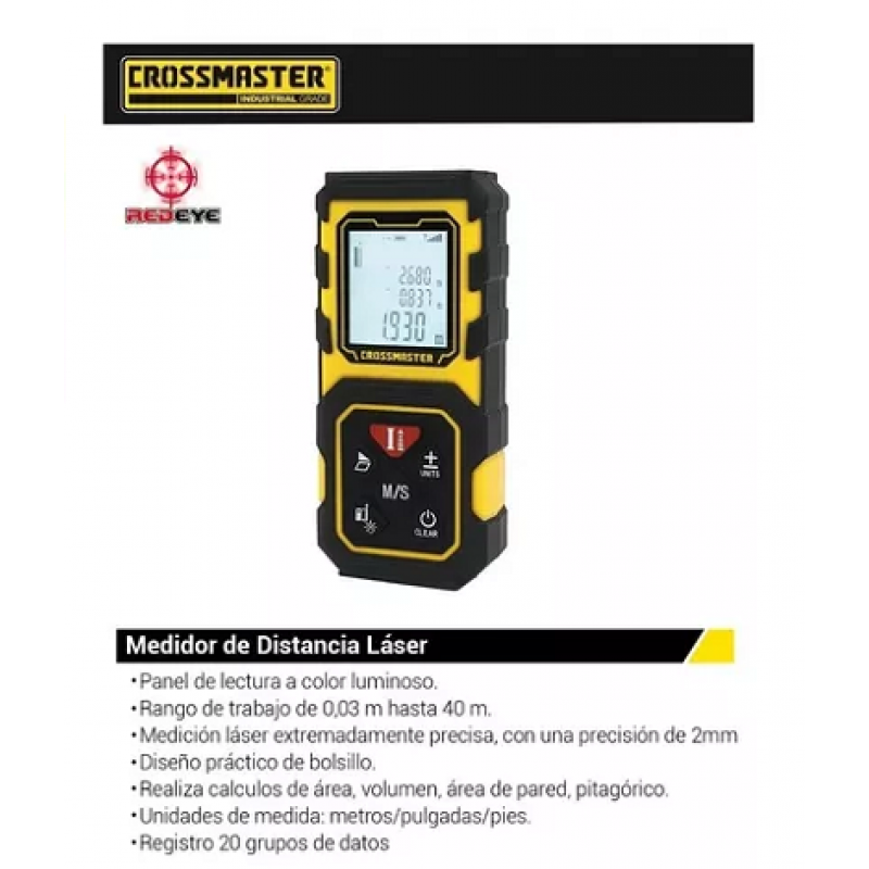 MEDIDOR DE DISTANCIA LASER  40M