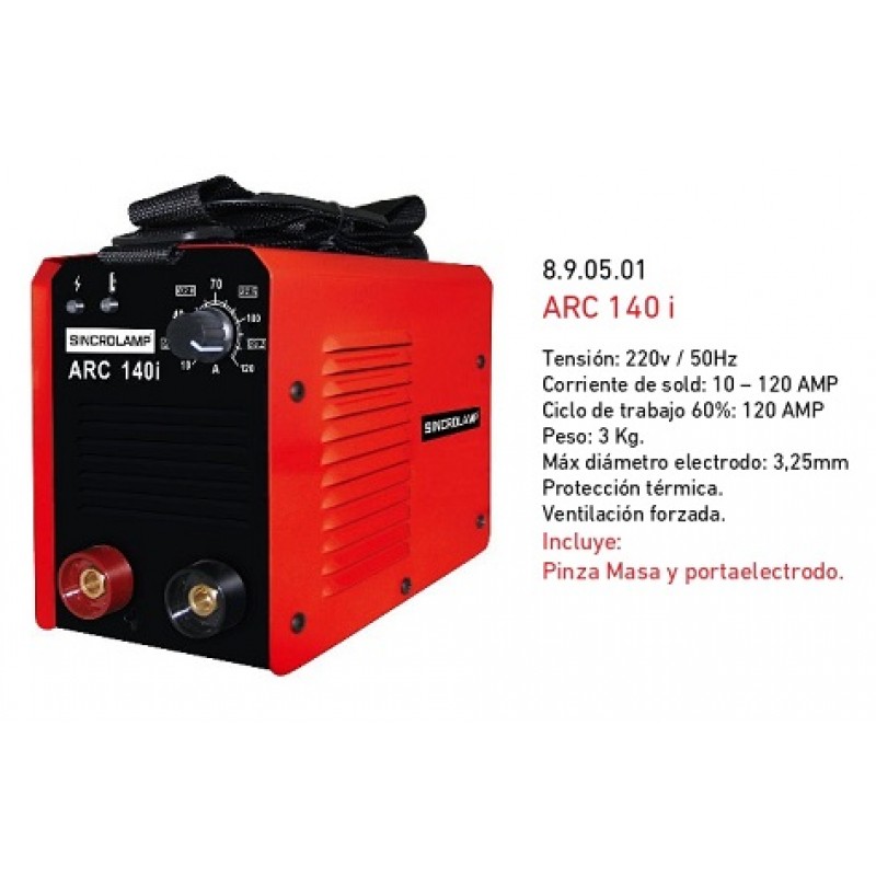 SOLDADORA INVERTER 120A.PROF.
