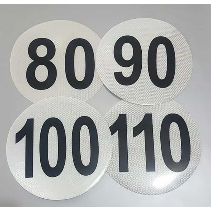 CALCOMANIA CIRCULO MAX.VELOCIDAD 110